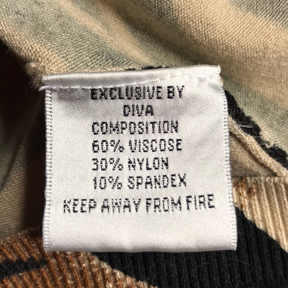 DIVA Thin Knitted Leopard Longsleeve Top L - Picture 6 of 6